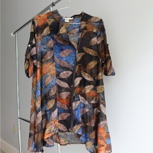 Colorful Leaf‎ Pattern Jacket/Shirt